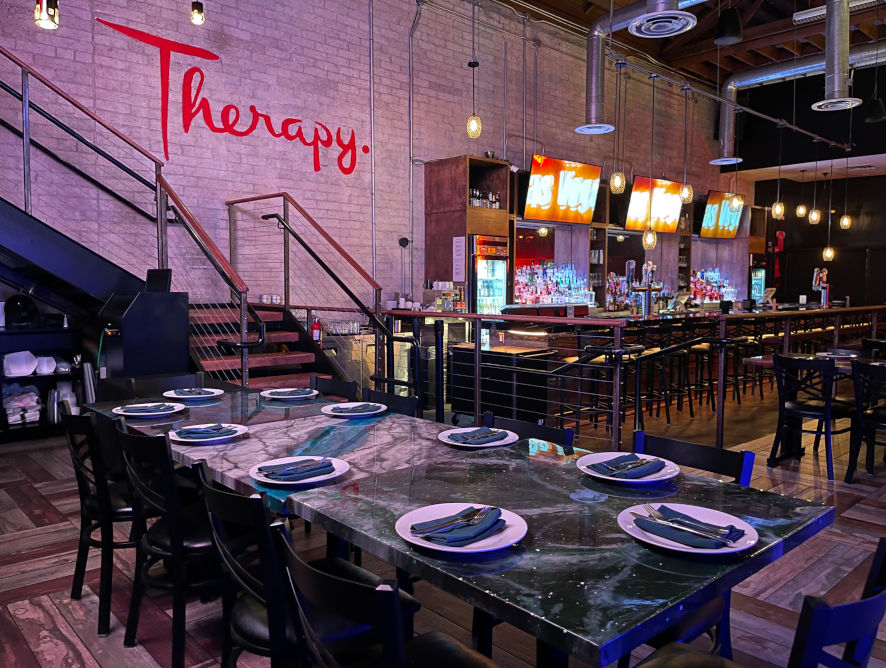 Therapy restaurant dining room