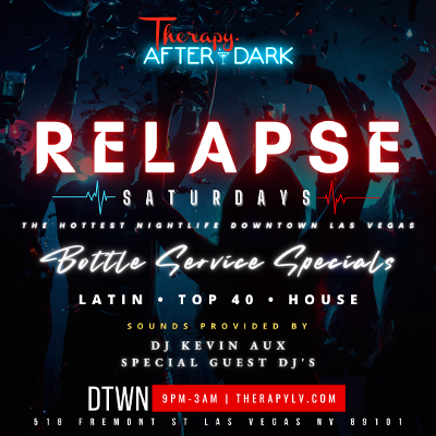 Relapse Saturdays flyer