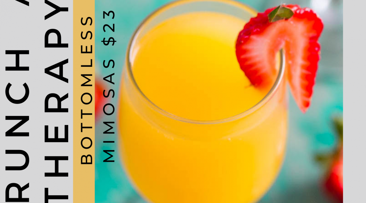 Day club bottomless mimosas flyer