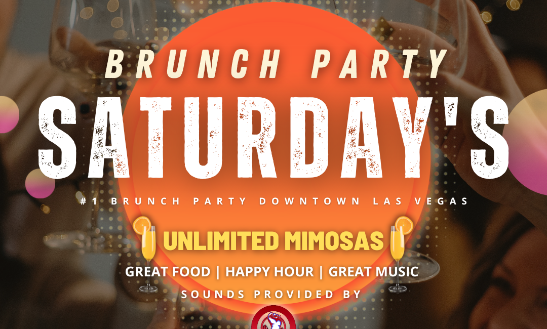 Saturday Brunch party flyer